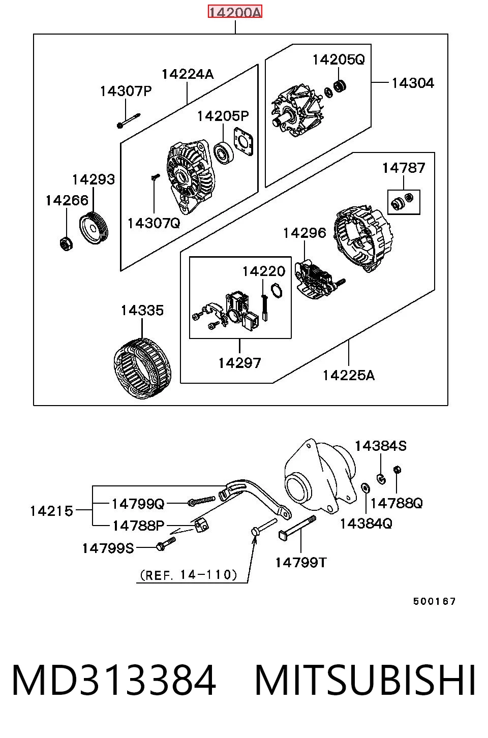 SMD354804 Landwind Gerador