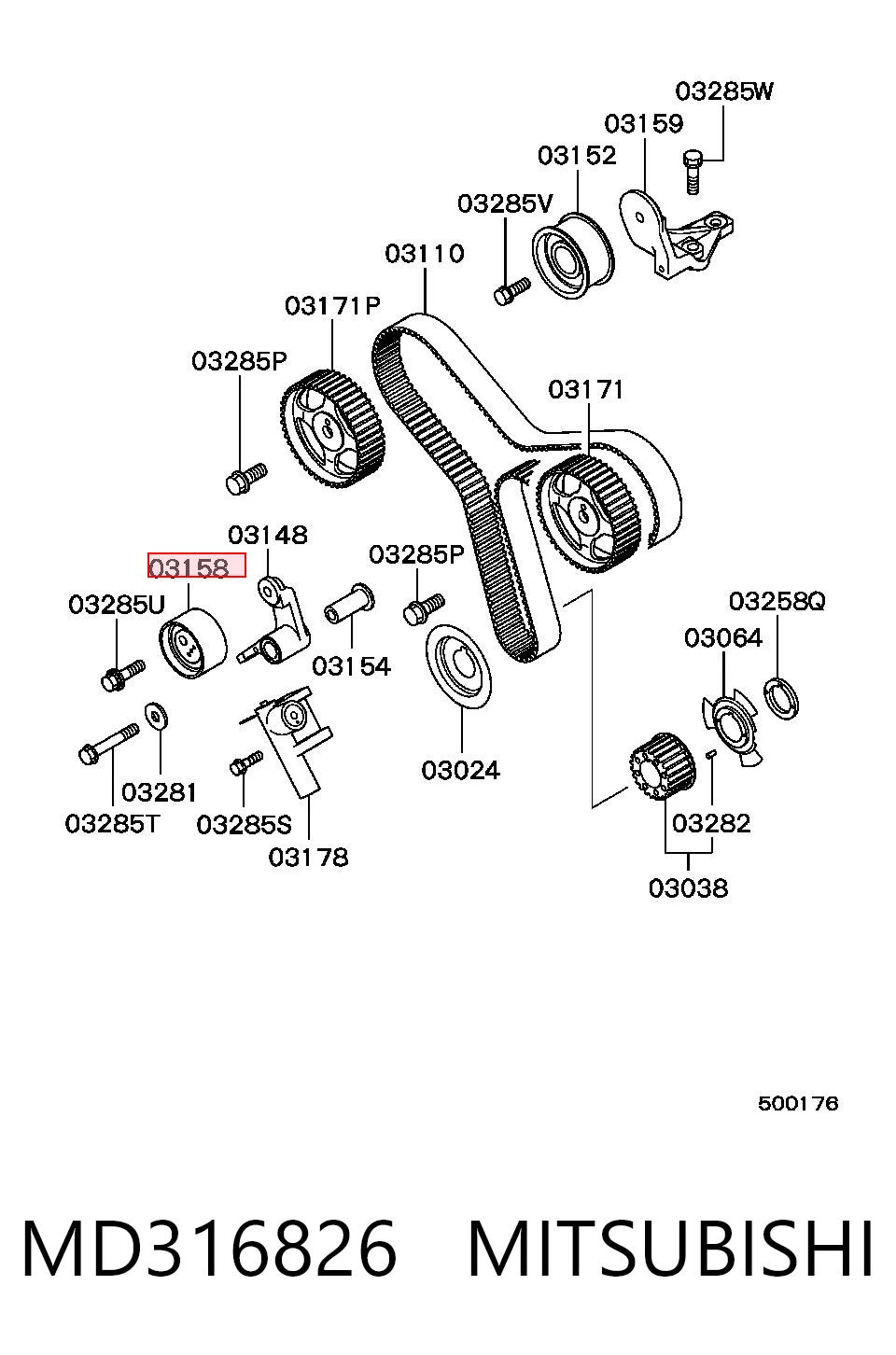 MD316826 Mitsubishi