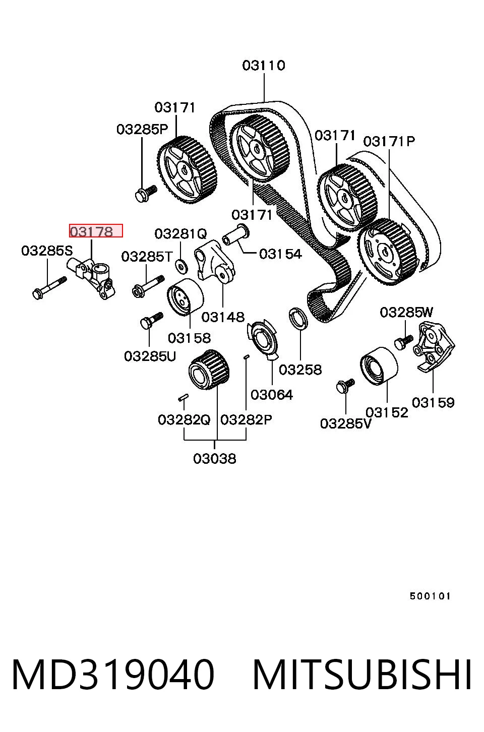 MD319040 Mitsubishi
