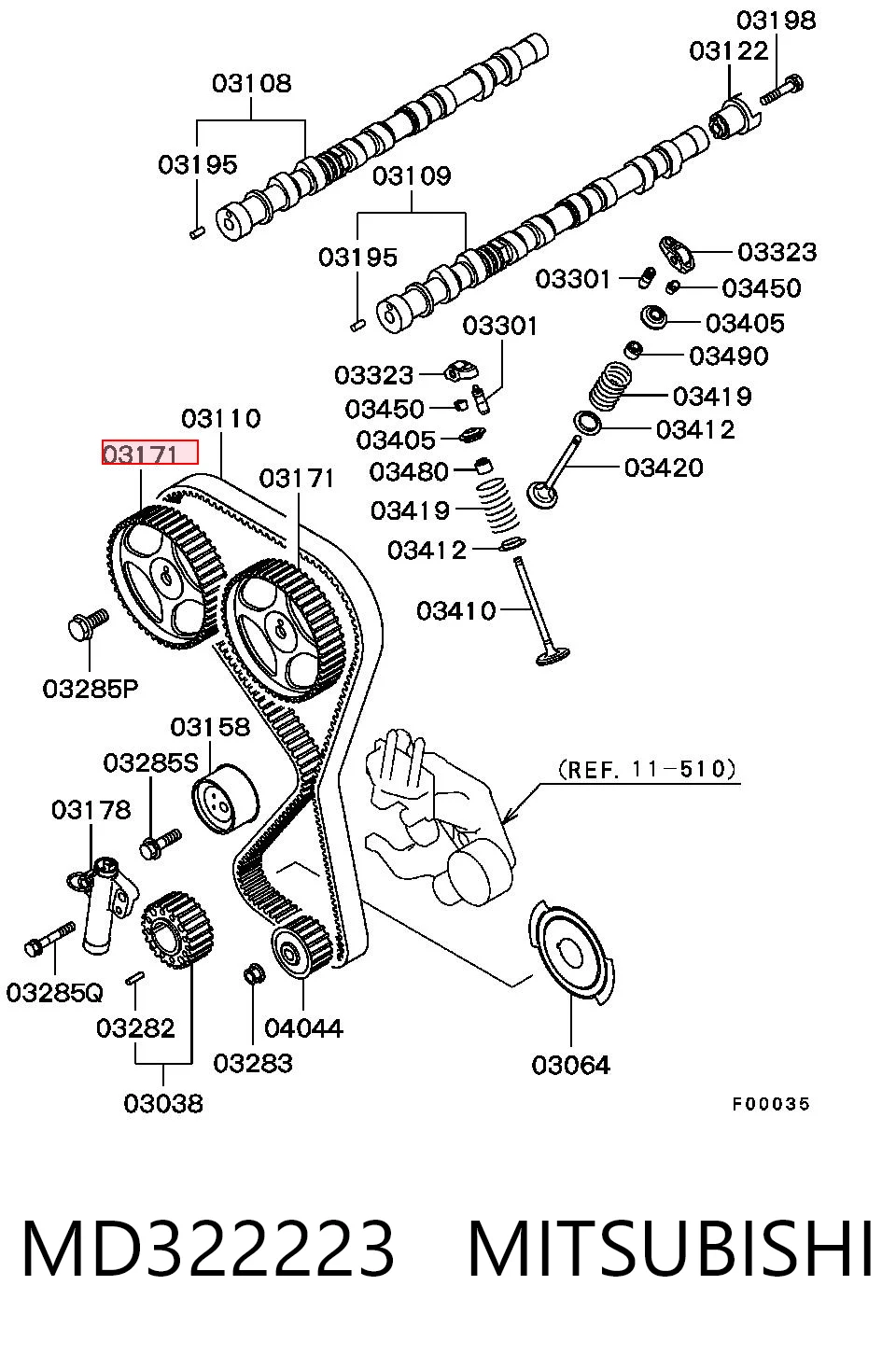 MD322223 Mitsubishi