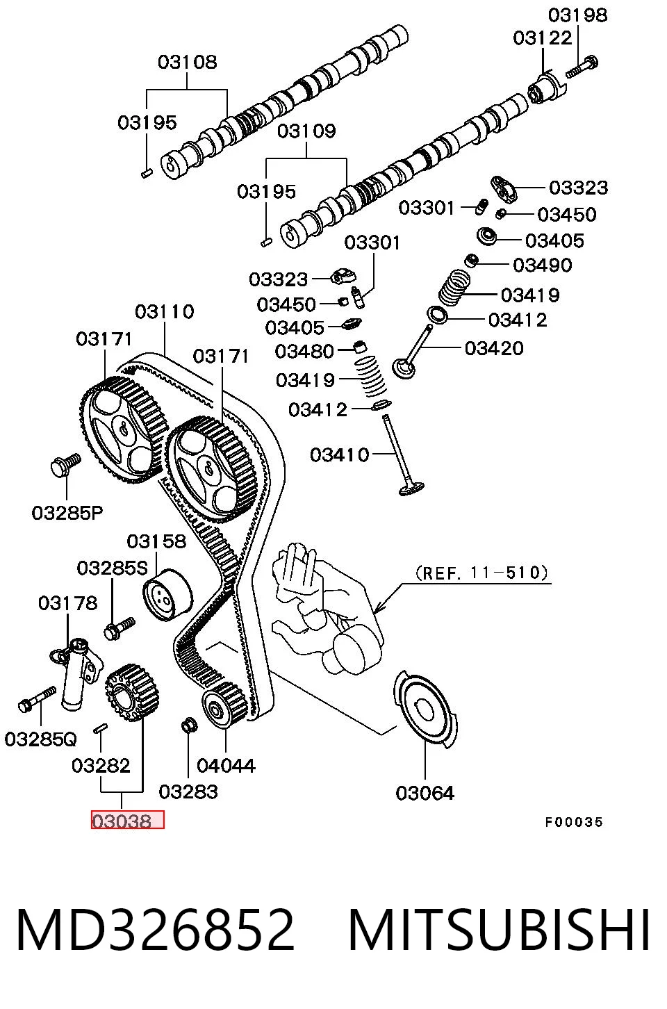 MD326852 Mitsubishi