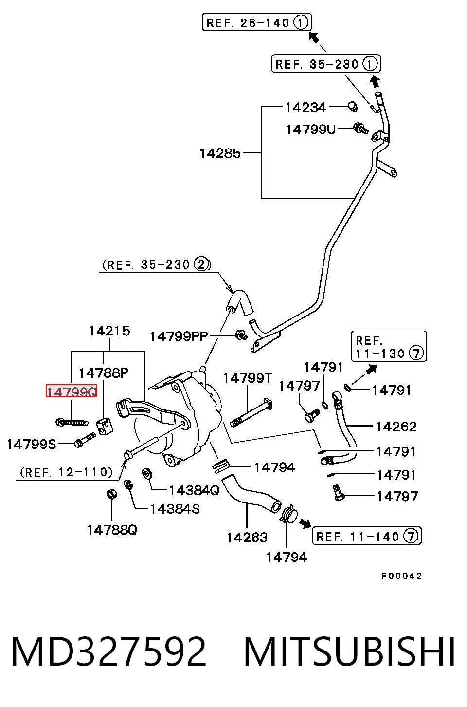 MD327592 Mitsubishi 