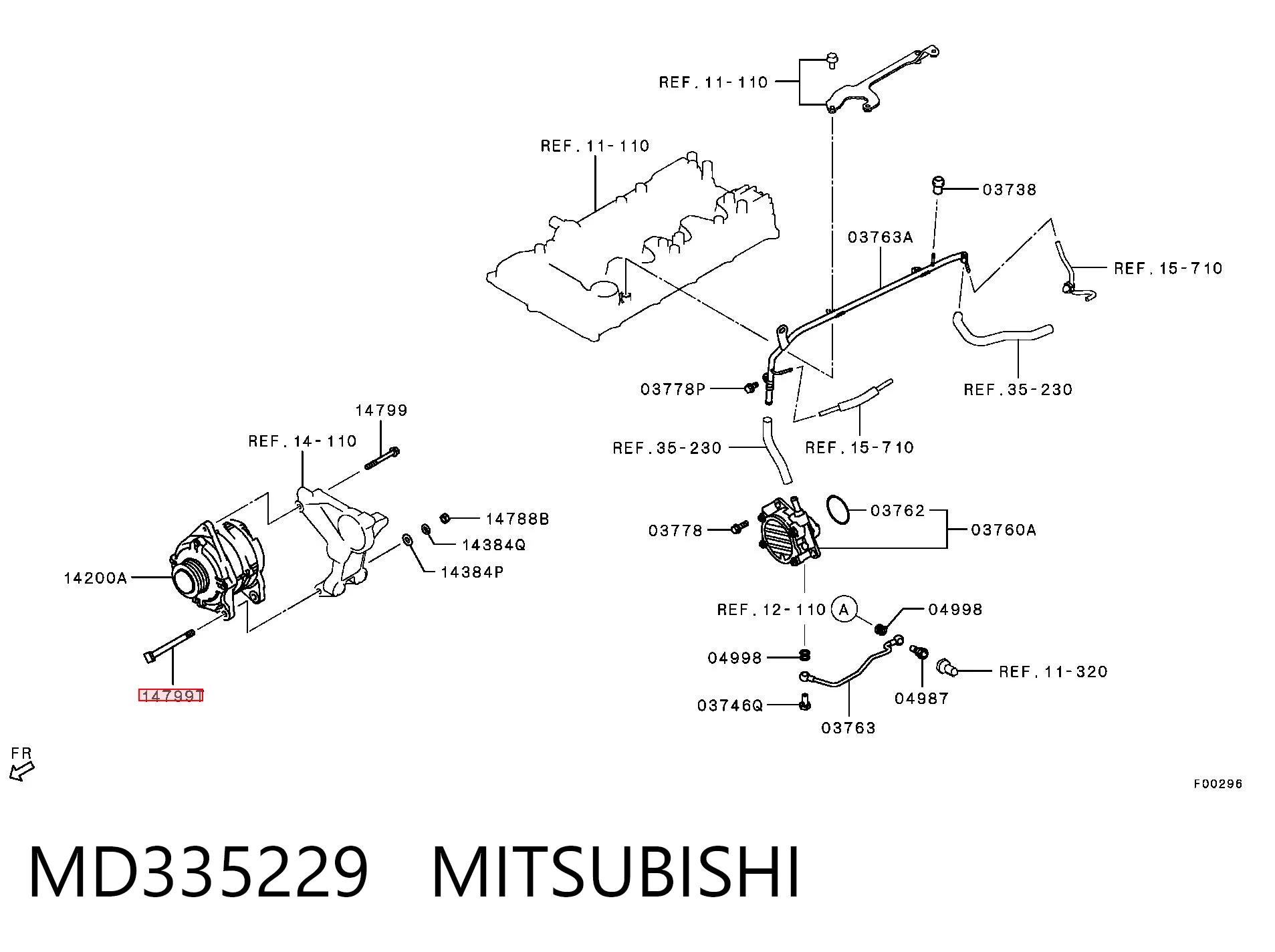 MD335229 Mitsubishi 