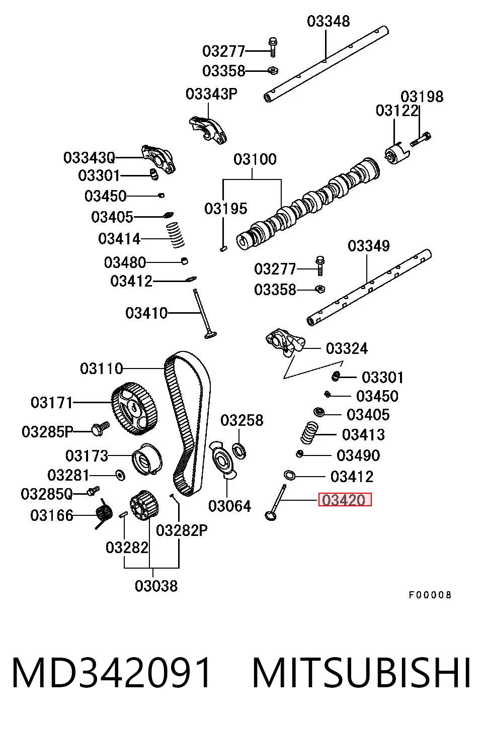 MD342091 Mitsubishi