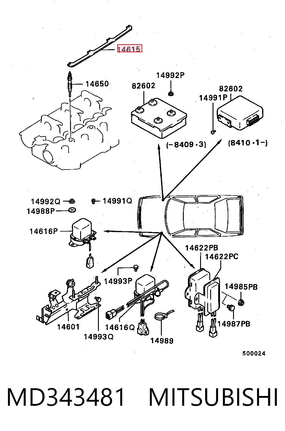 MD343481 Mitsubishi