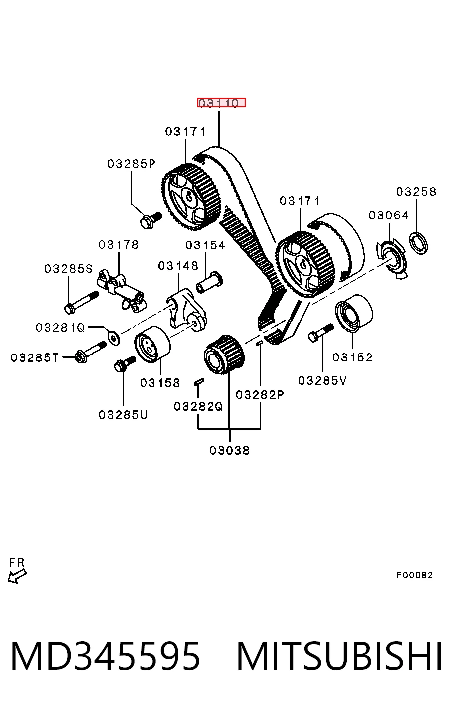Correia do mecanismo de distribuição de gás Hyundai/Kia 243123B000 preço, a partir de 58,43 USD