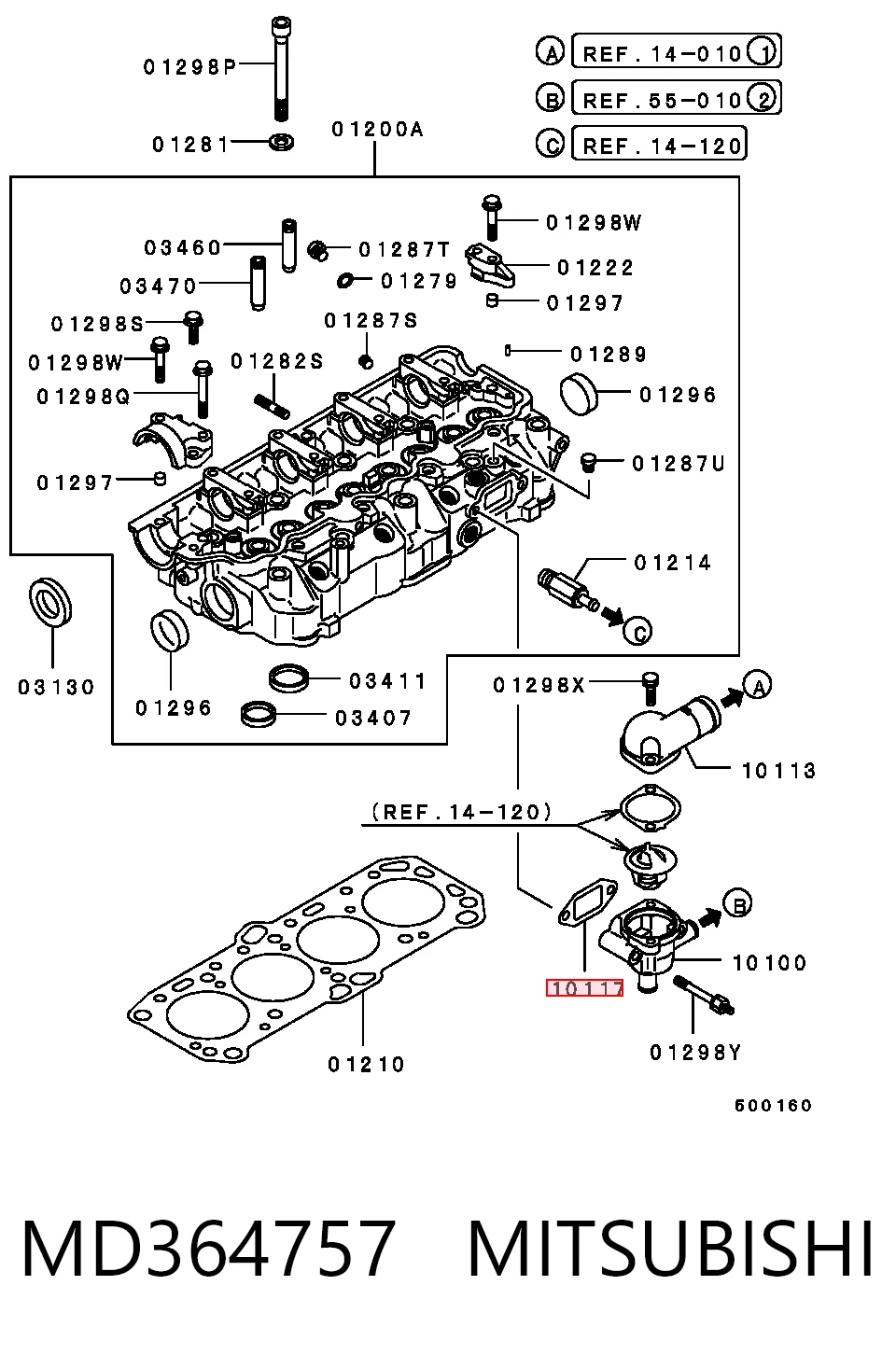 MD364757 Mitsubishi
