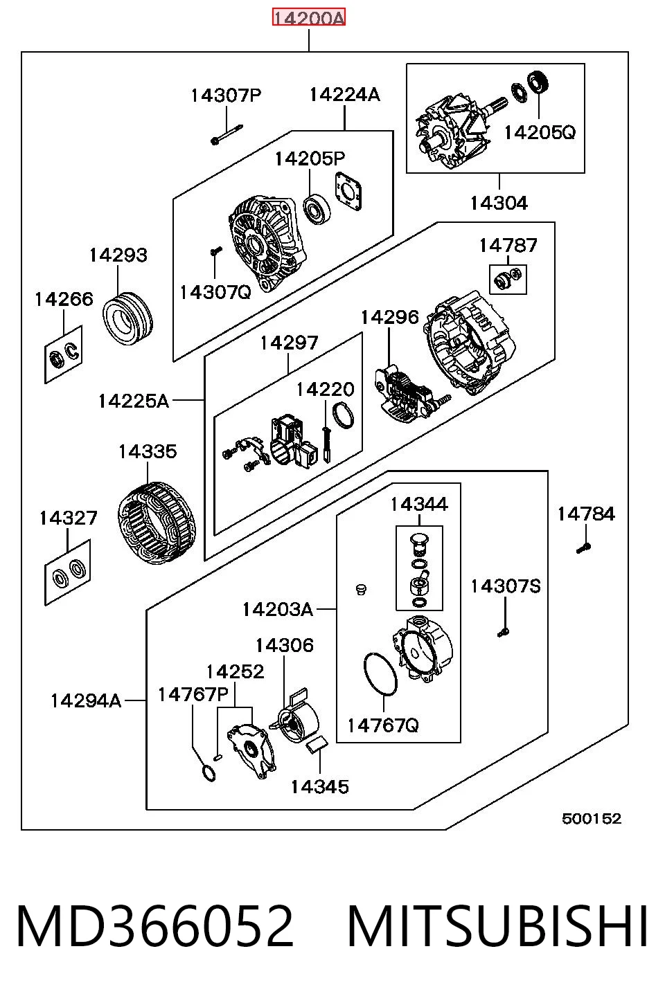 MD366052 Mitsubishi