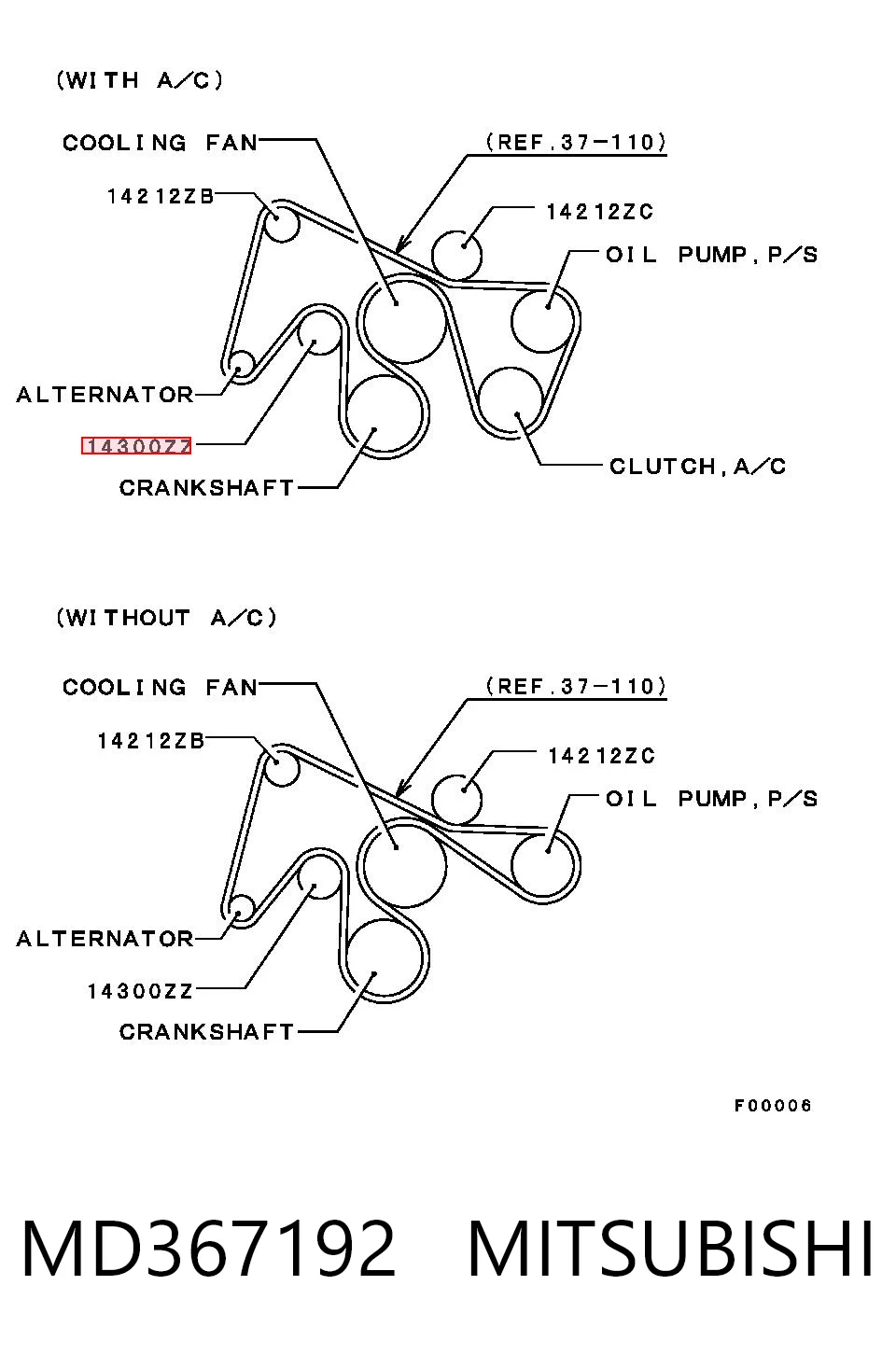 MD367192 Mitsubishi