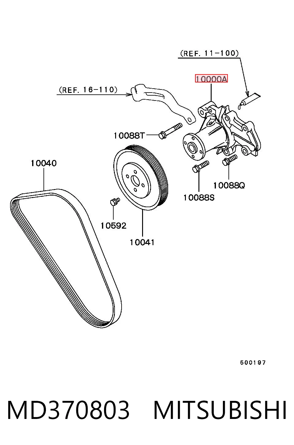 MD370803 Mitsubishi