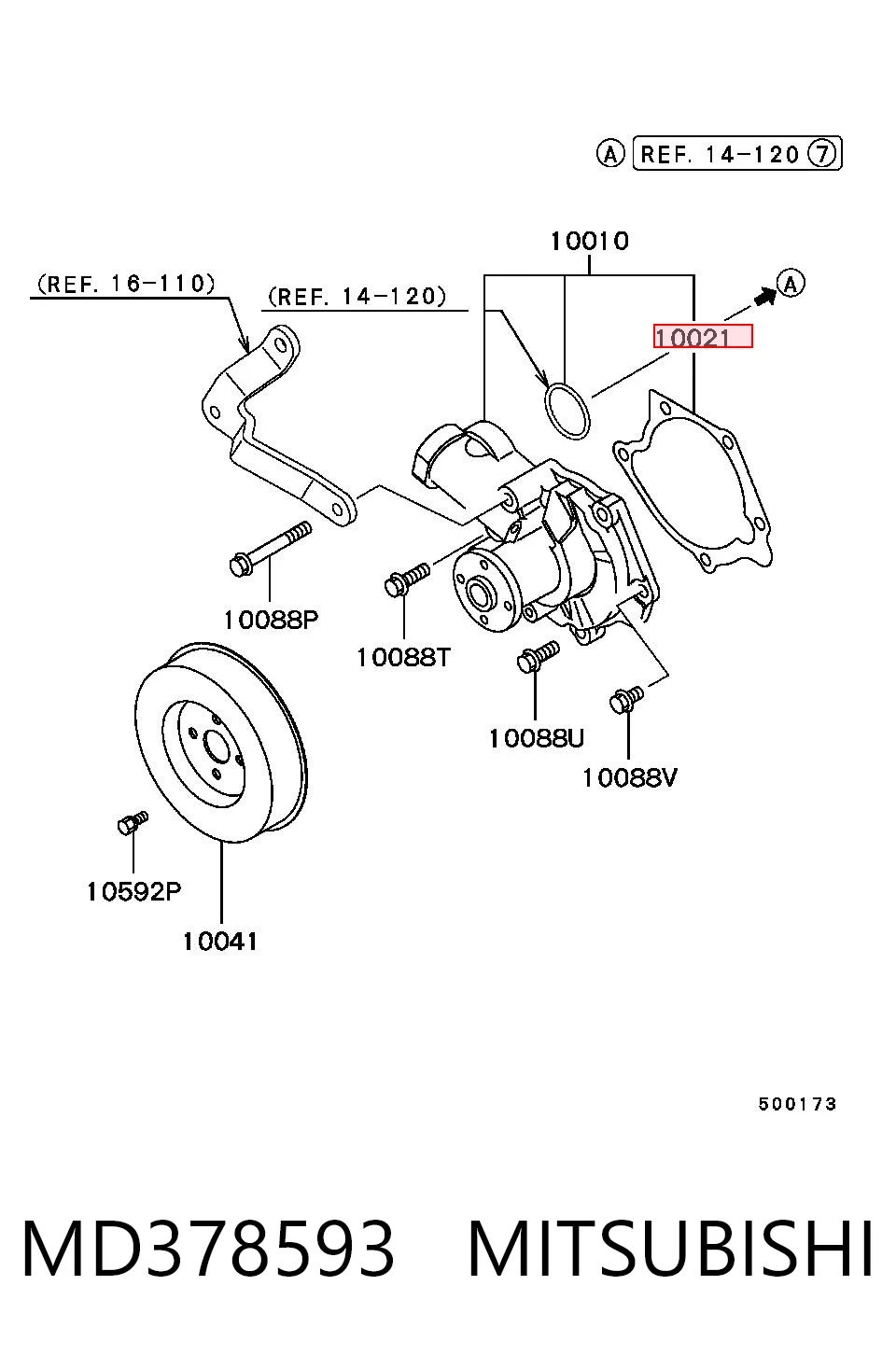 MD378593 Mitsubishi