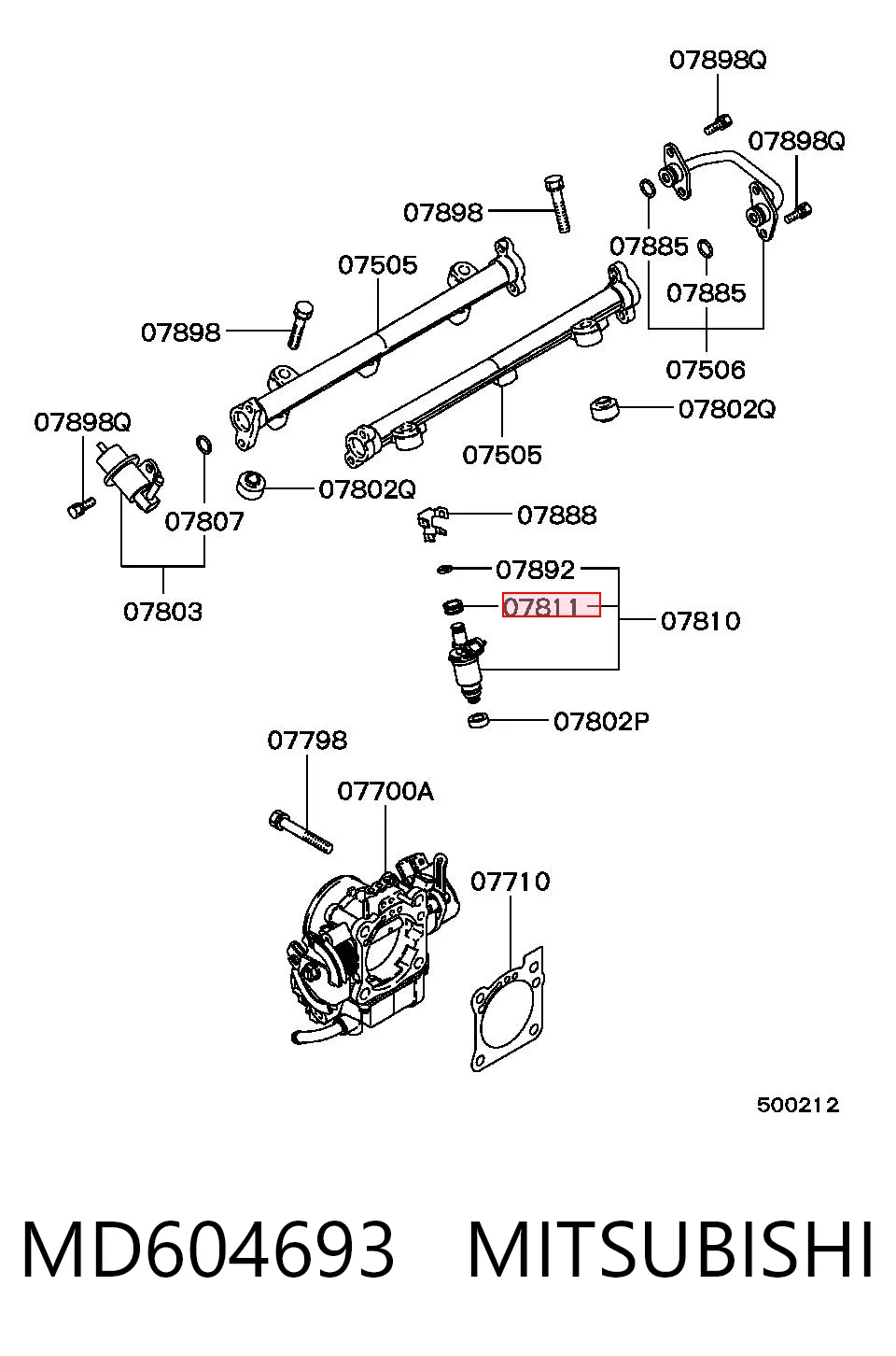 MD604693 Mitsubishi