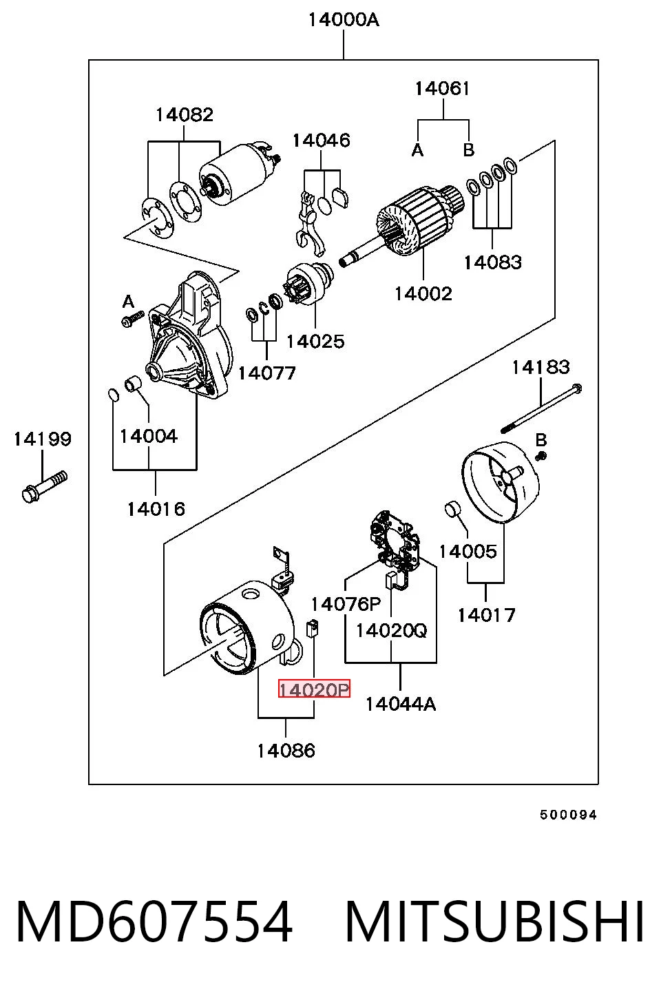  Escova do motor de arranco Mazda 323 F IV hatchback (BG) (1989 - 1994) F IV