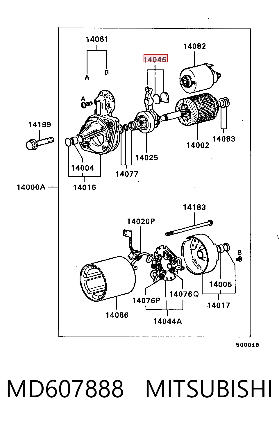 MD607888 Mitsubishi
