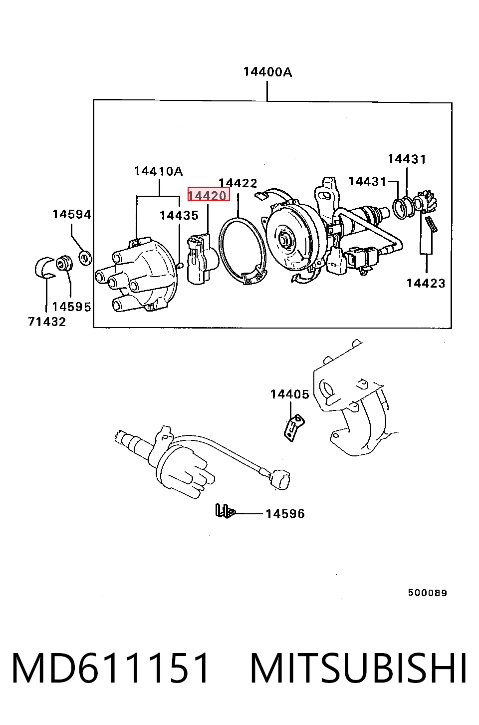 MD611151 Mitsubishi