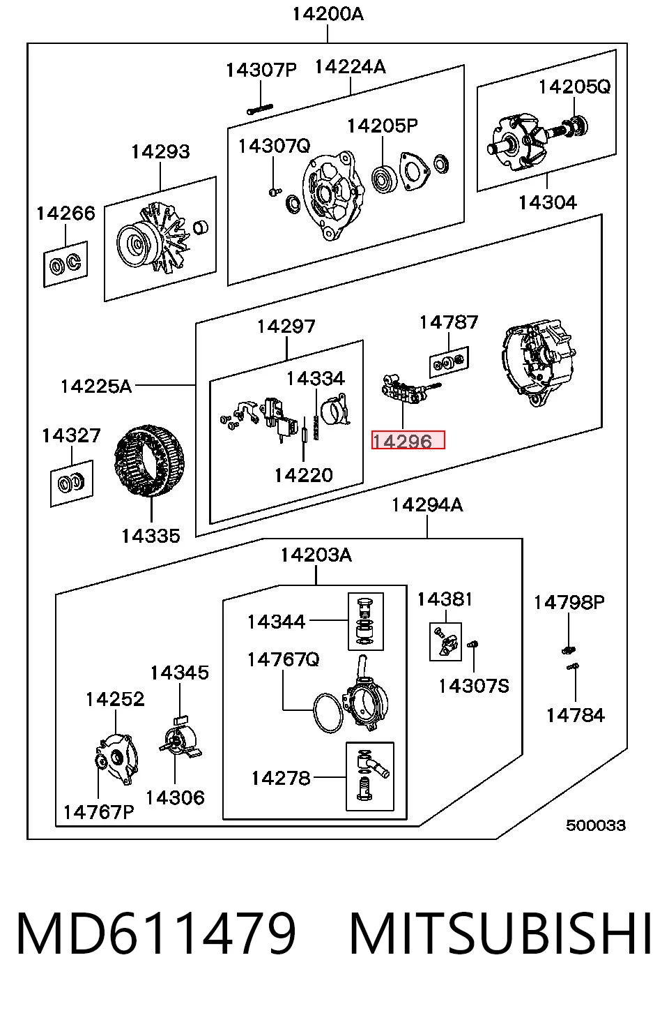 MD611479 Mitsubishi