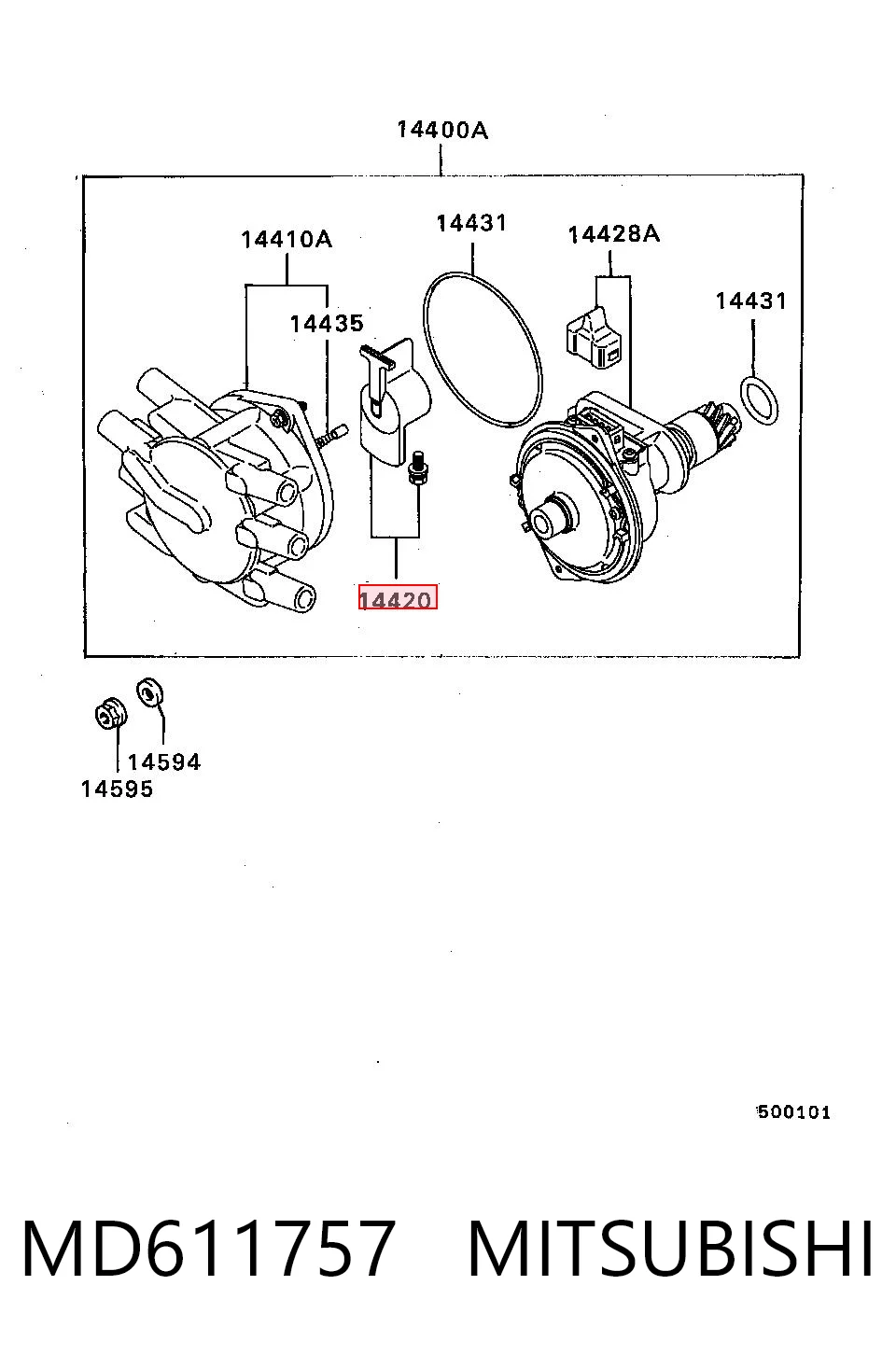MD611757 Mitsubishi