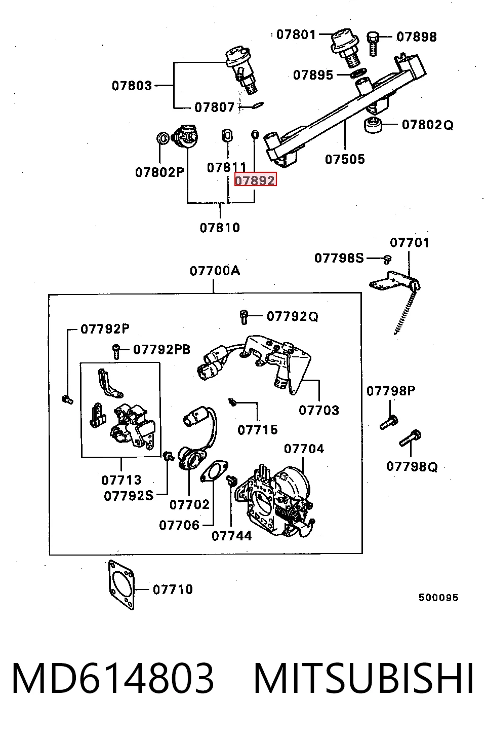 MD614803 Mitsubishi