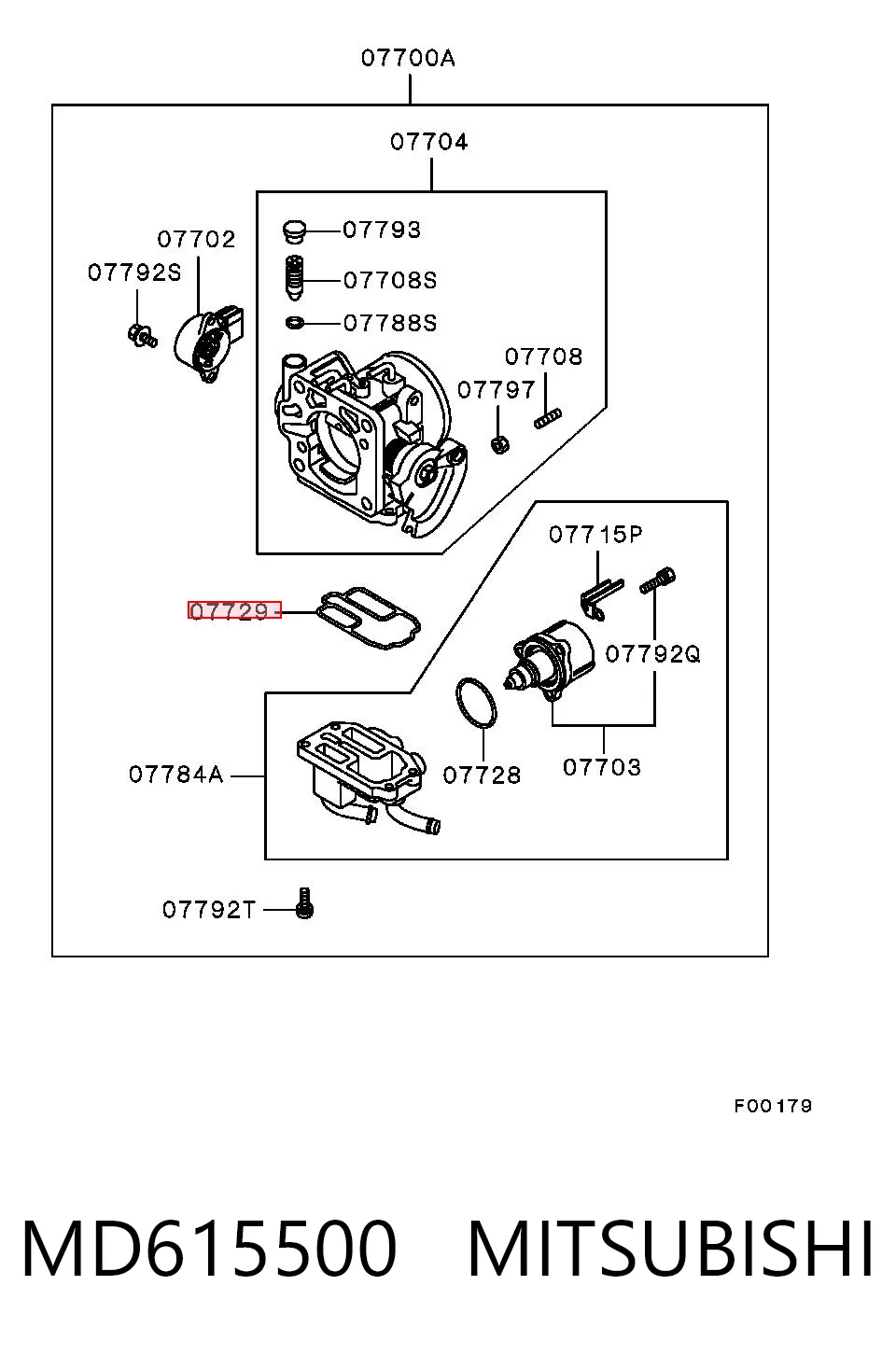 MD615500 Mitsubishi