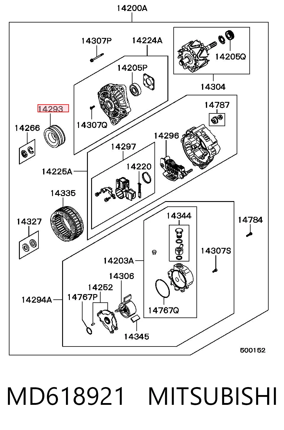 MD618921 Mitsubishi