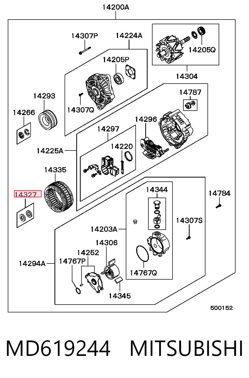 MD619244 Mitsubishi
