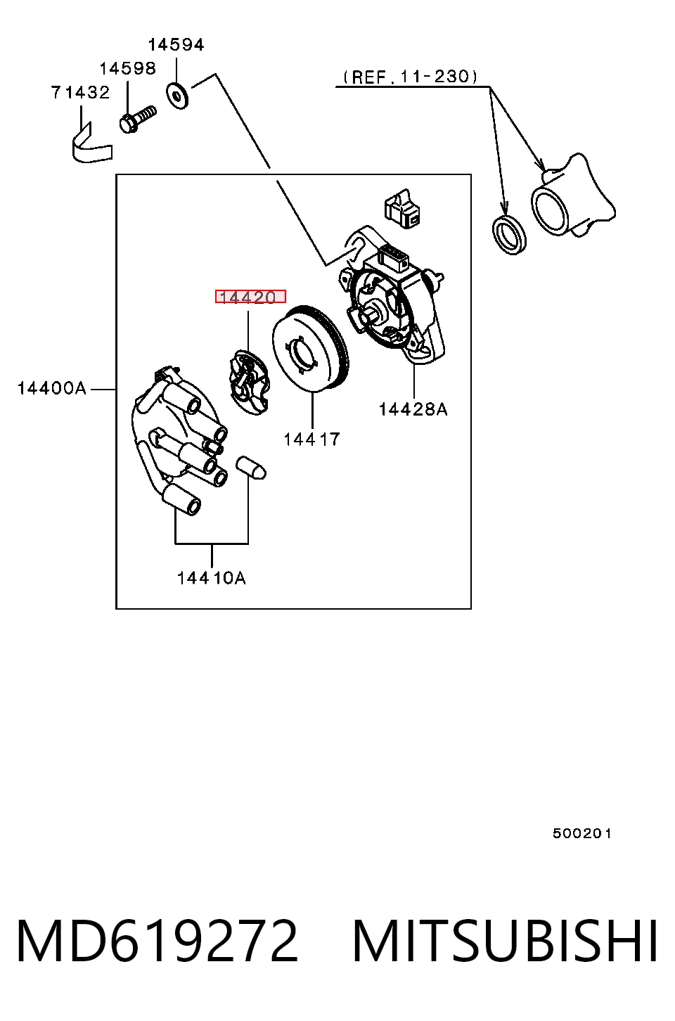 MD619272 Mitsubishi