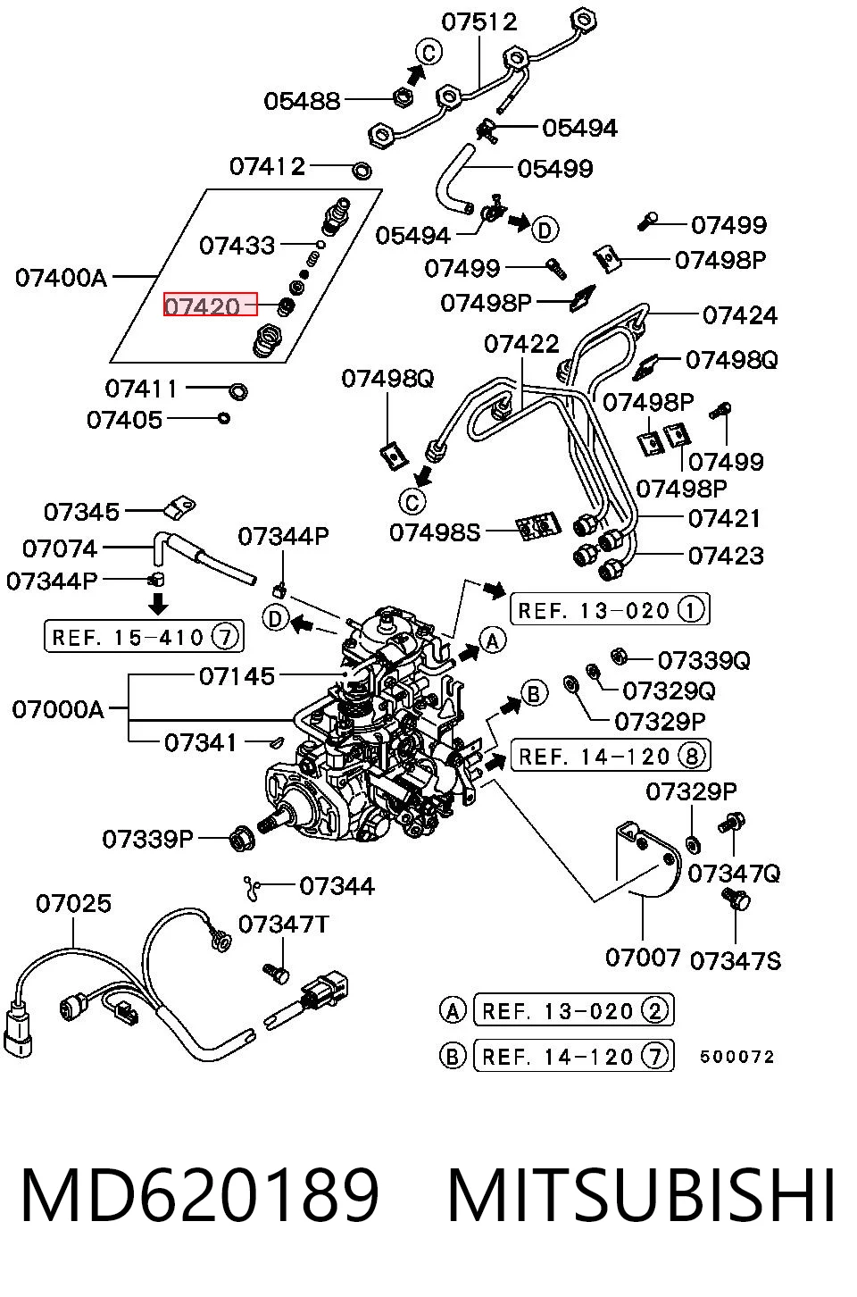 MD620189 Mitsubishi