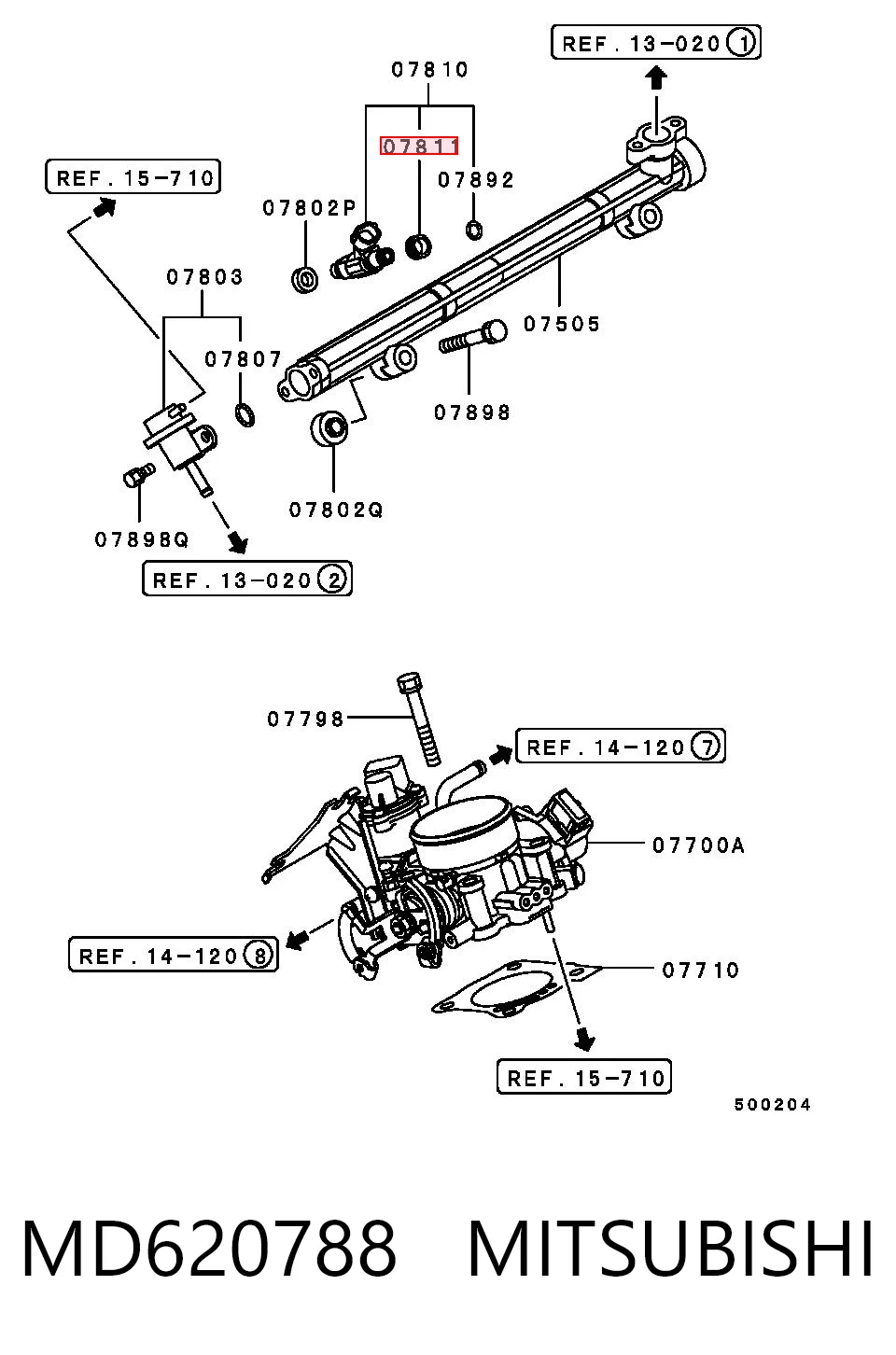 MD620788 Mitsubishi