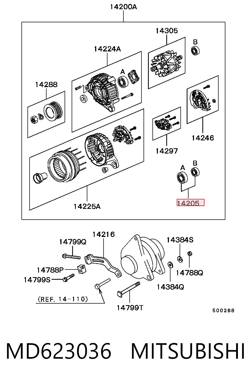 MD623036 Mitsubishi