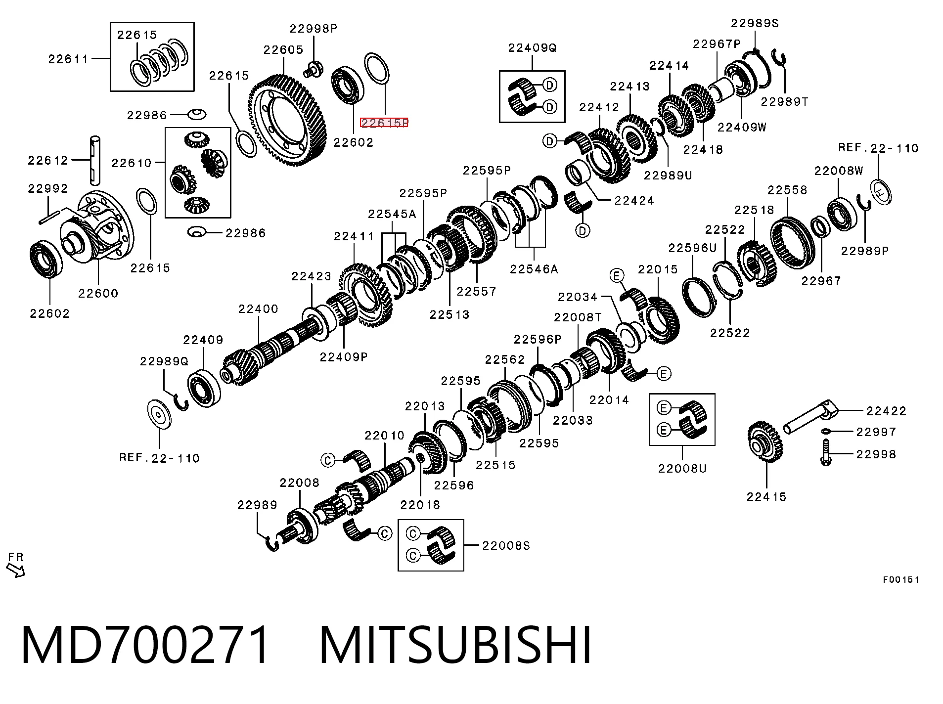 MD700271 Mitsubishi
