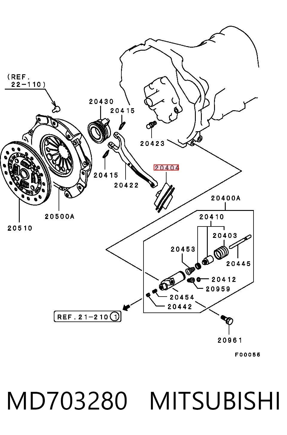 MD703280 Mitsubishi