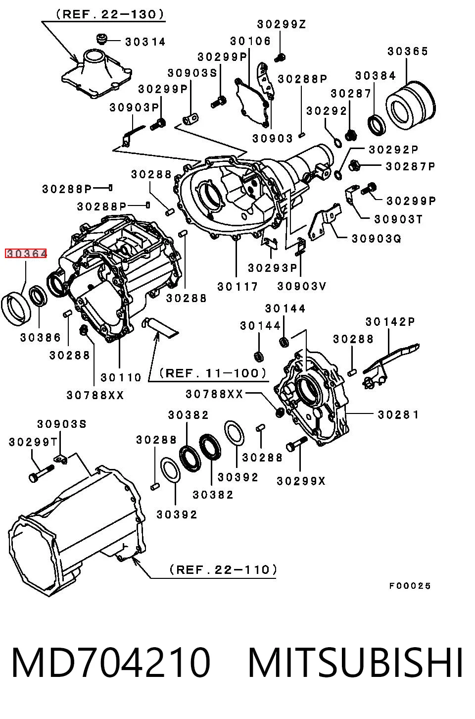 MD704210 Mitsubishi