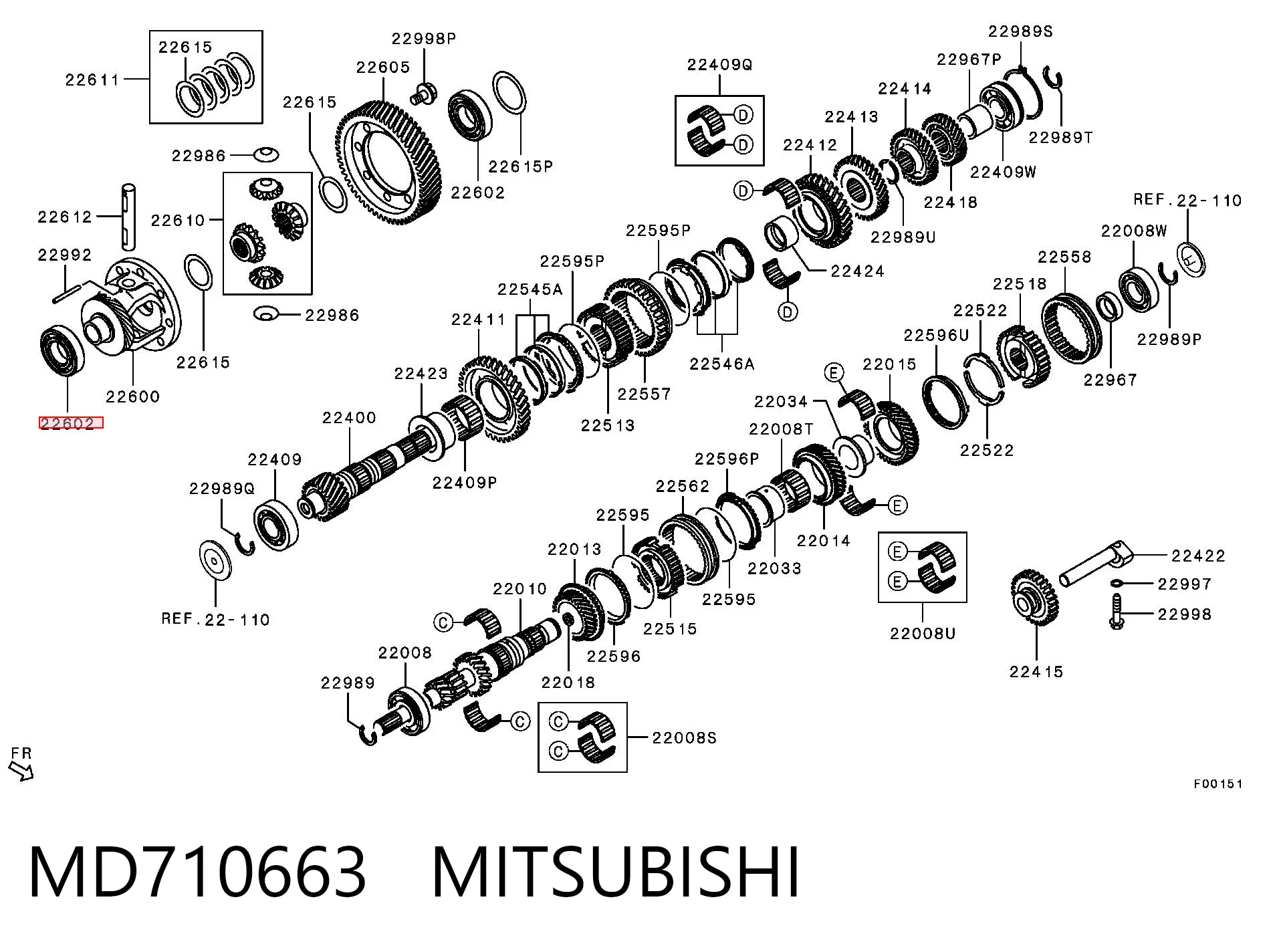 MD710663 Mitsubishi