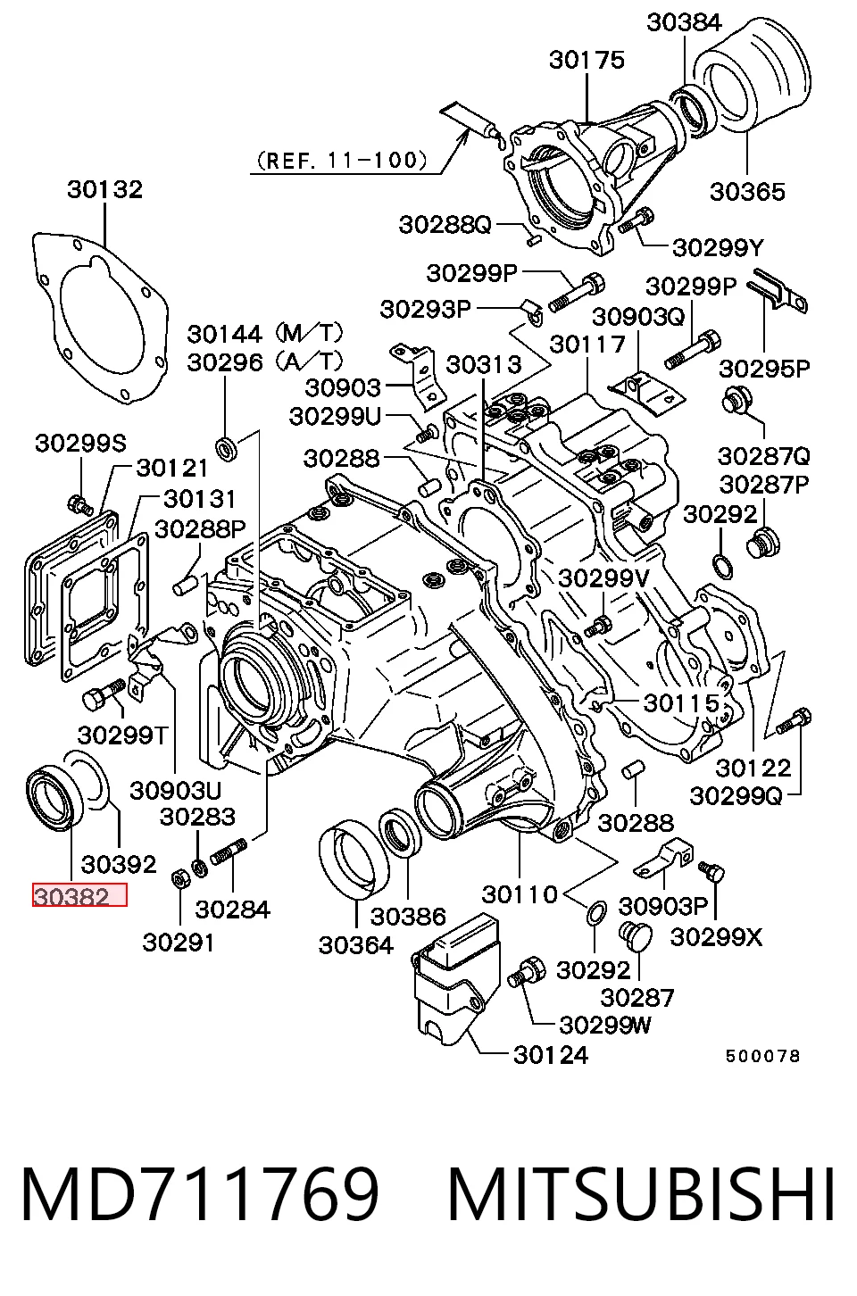 Bucim da caixa de transferência, da árvore primária Chrysler MR145792 preço, a partir de 6,98 USD