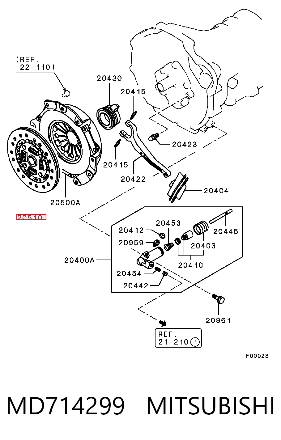 Disco de embraiagem Mitsubishi L 200 III K60, K70