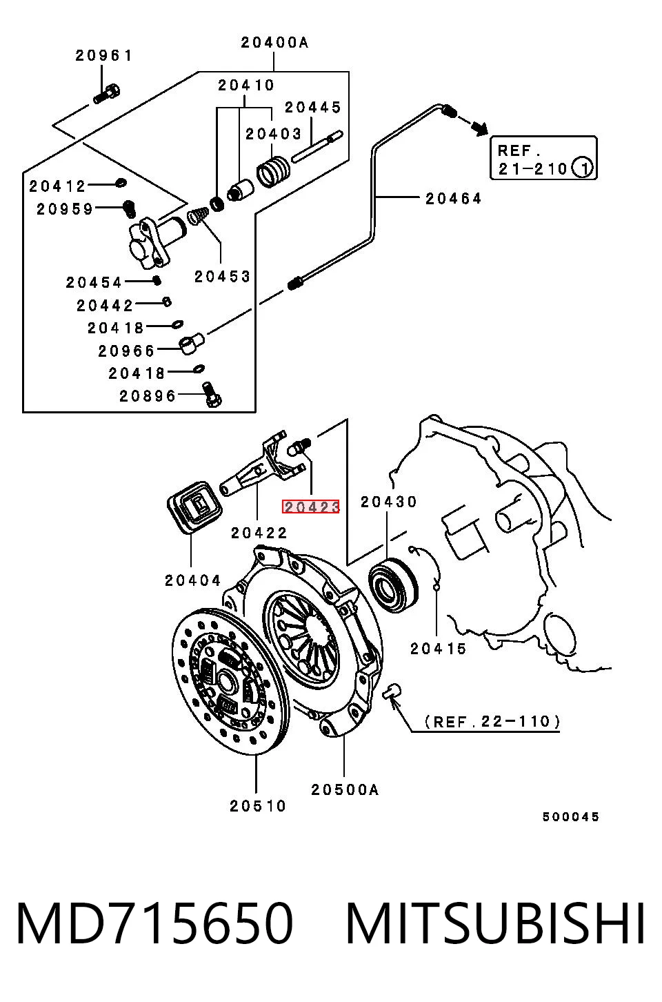 MD715650 Mitsubishi