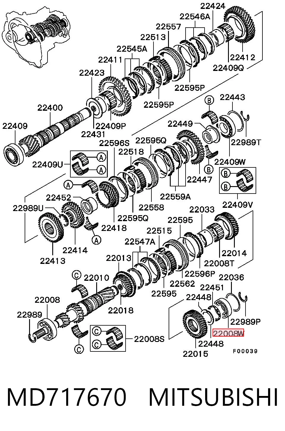 MD717670 Mitsubishi