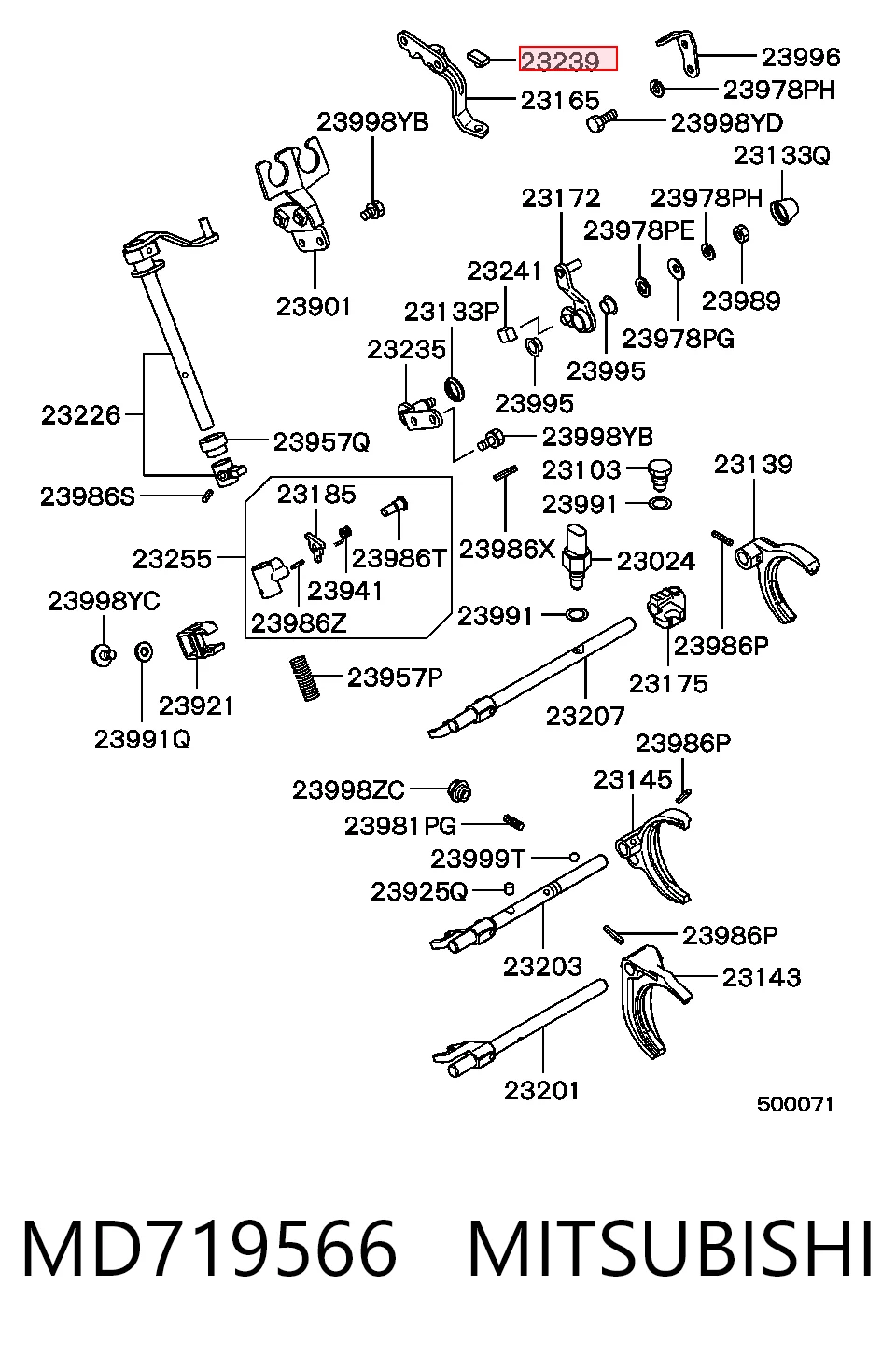 MD719566 Mitsubishi