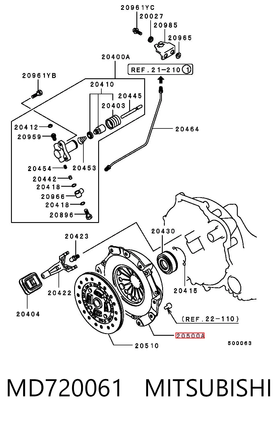 MD720061 Mitsubishi