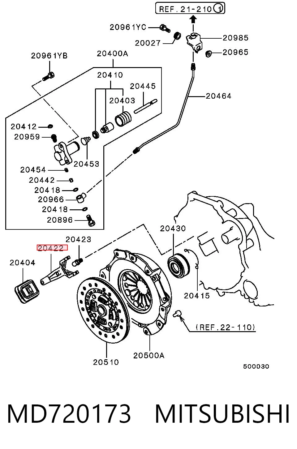 MD720173 Mitsubishi