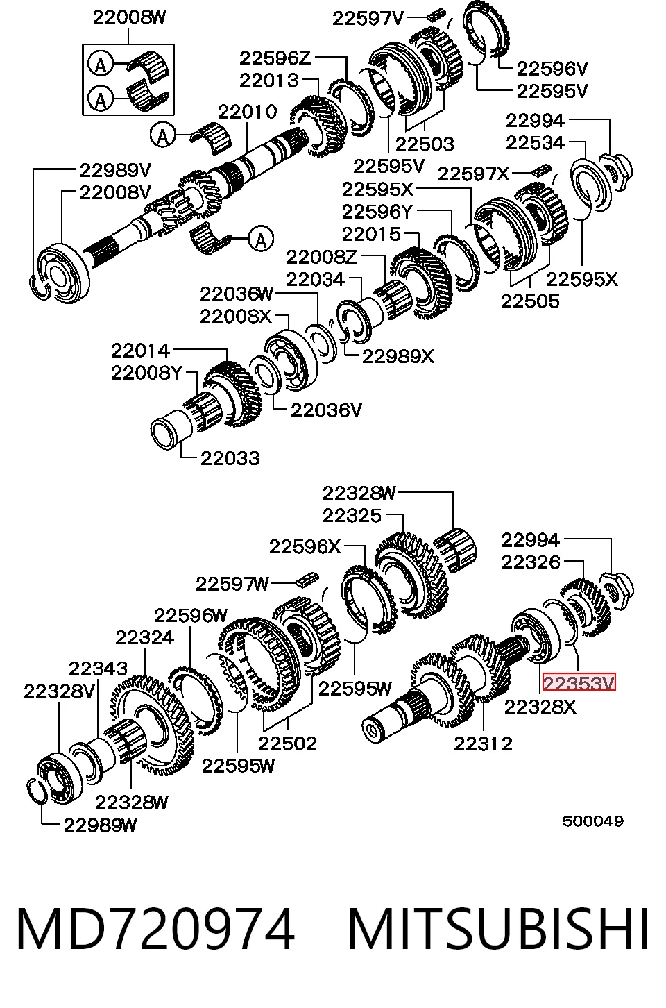 MD720974 Mitsubishi
