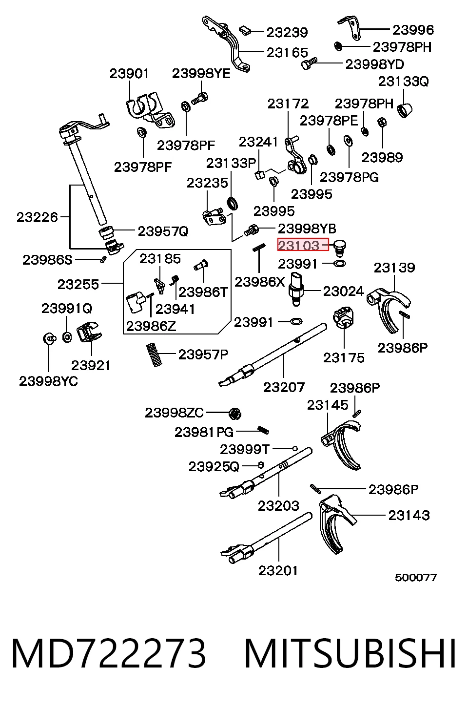 MD722273 Mitsubishi