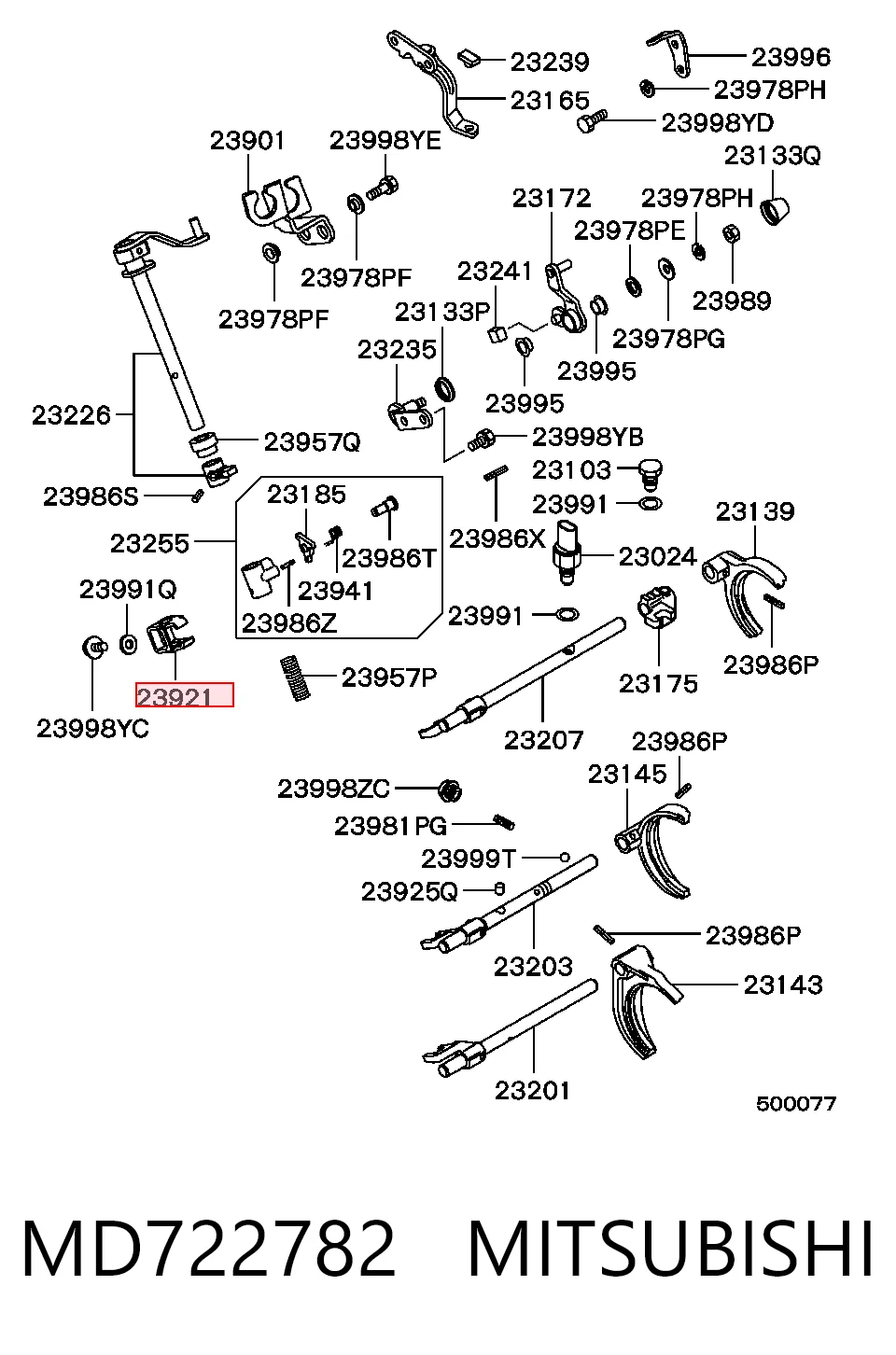 MD722782 Mitsubishi