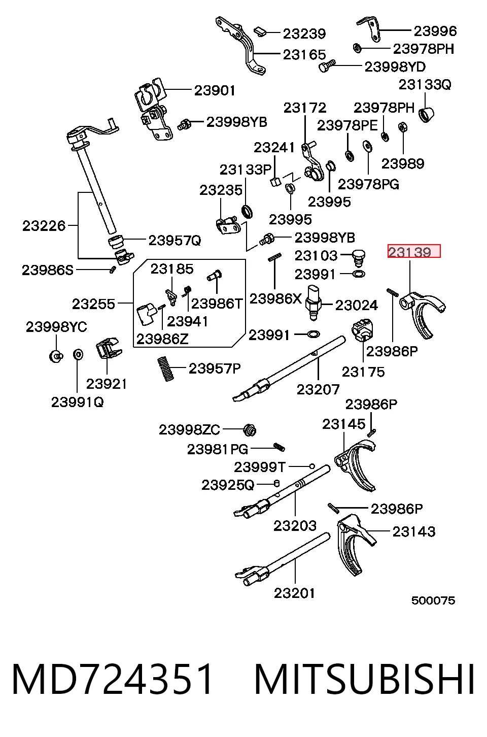 MD724351 Mitsubishi