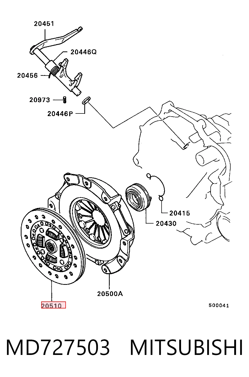 Disco de embraiagem para Mitsubishi Lancer IV C6A, C7A