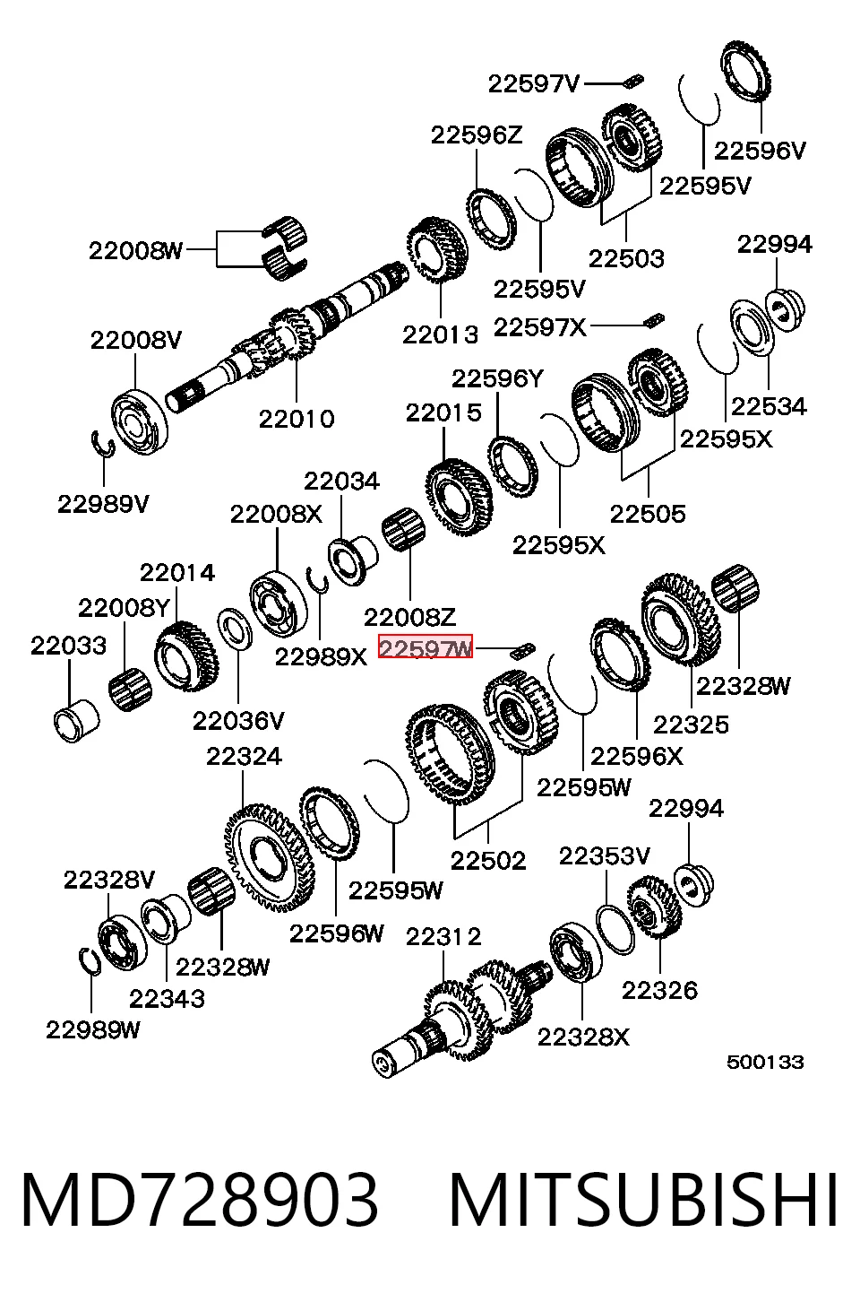 MD728903 Mitsubishi