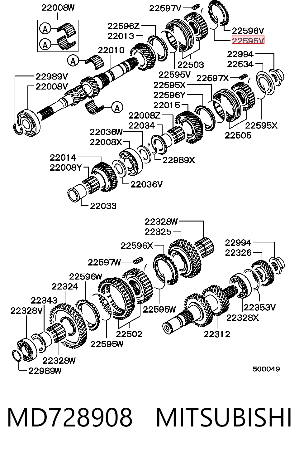 MD728908 Mitsubishi