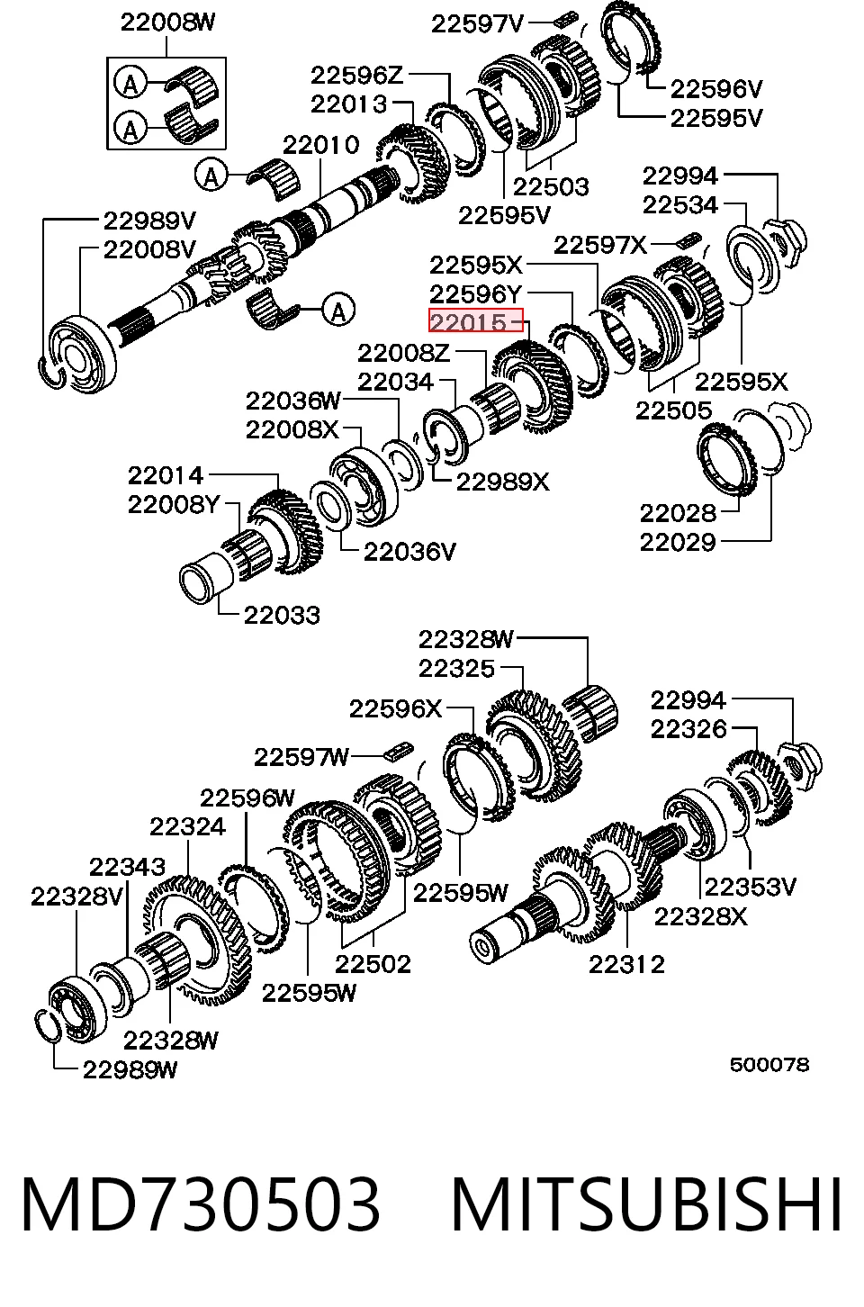 MD730503 Mitsubishi