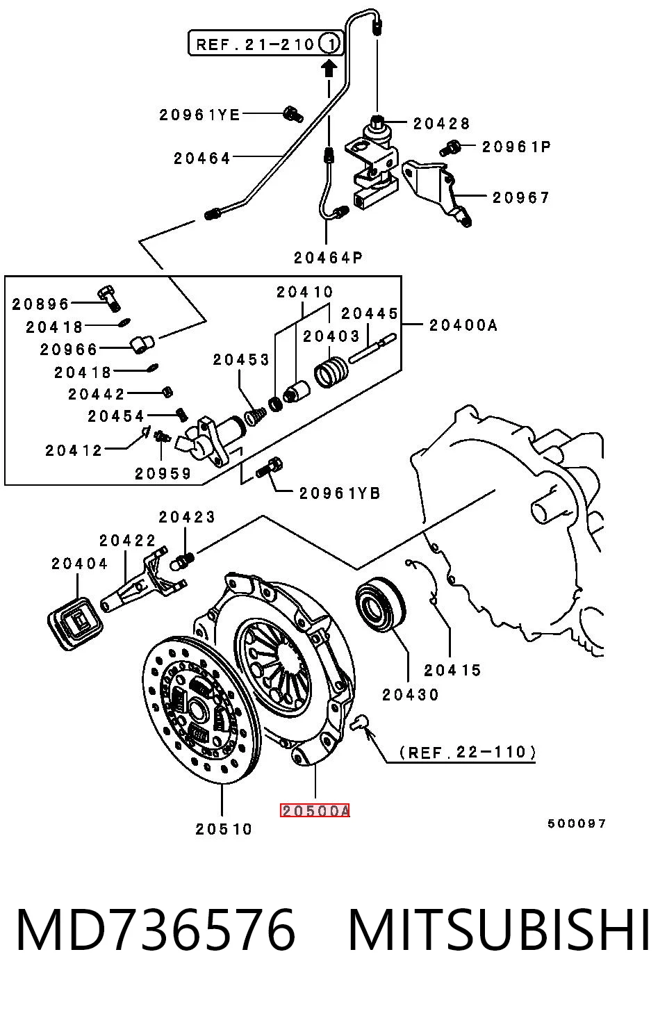 MD736576 Mitsubishi