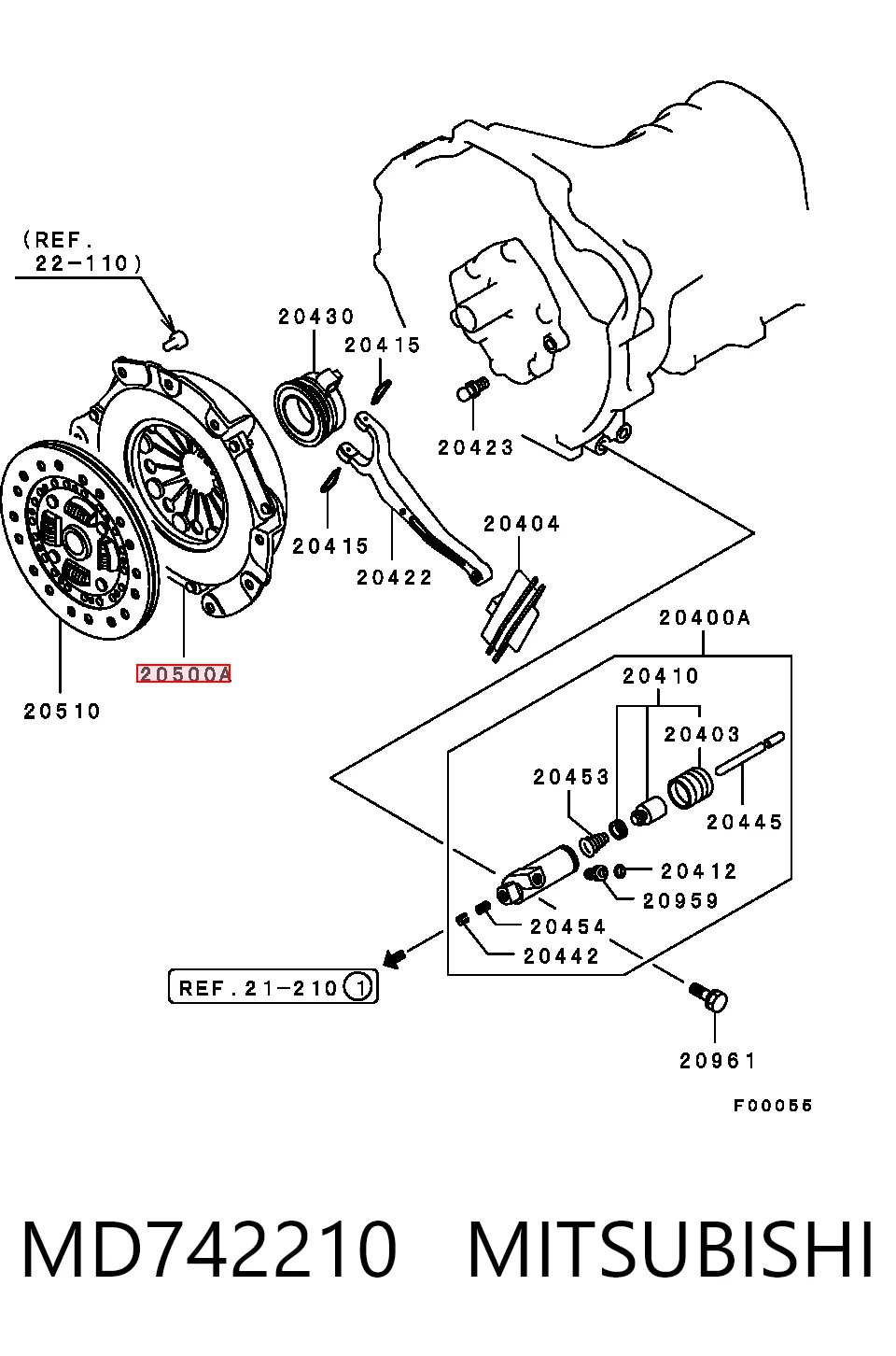 MD742210 Mitsubishi
